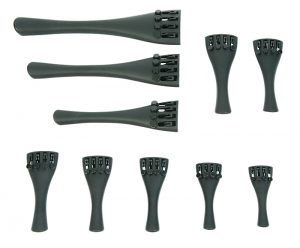 Carbon tailpieces for violins, viola and cellos